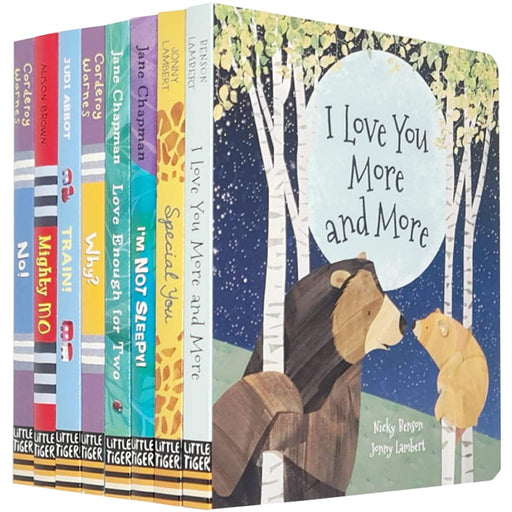 I Love You More and More, I'm Not Sleepy, Special You, Love Enough for Two, Why?, Train!, Mighty Mo, No! 8 Books Collection Set - The Book Bundle