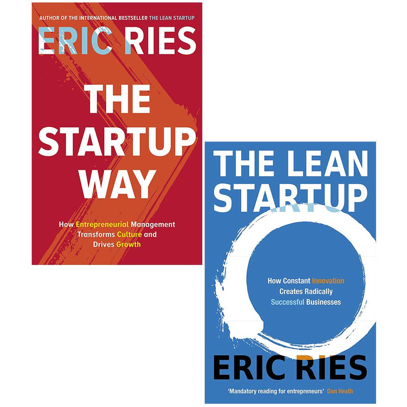 The Startup Way & The Lean Startup 2 Books Collection Set by Eric Ries - Non Fiction - Paperback