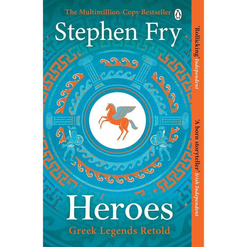 Greek Myths Series Collection 4 Books Set by (Stephen Fry Troy, Heroes, Mythos) - The Book Bundle