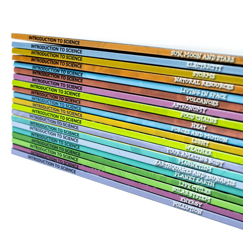 Introduction to Science for Beginners 20 Books Collection Box Set by Jasmine Brooke (Electricity, Food Chains, Forces and Motion, Heat, Natural Resources)