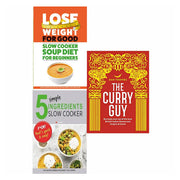 Lose Weight For Good, The Curry Guy (HB), 5 Simple Ingredients Slow Cooker 3 Books Set - The Book Bundle