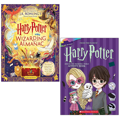J.K. Rowling Harry Potter 2 Books Collection Set (Harry Potter Wizarding Almanac) - The Book Bundle