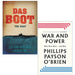 War and Power by Phillips Payson O'Brien(HB), Das Boot The Boat 2 Books Collection Set - The Book Bundle