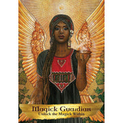 Angels and Ancestors Oracle Cards deck by Kyle Gray and Lily Moses, featuring 55 illustrated cards and guidebook for spiritual insight.