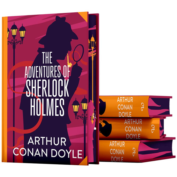 The Adventures of Sherlock Holmes by Sir Arthur Conan Doyle (Deluxe Hardback Sprayed Edge Edition) - The Book Bundle