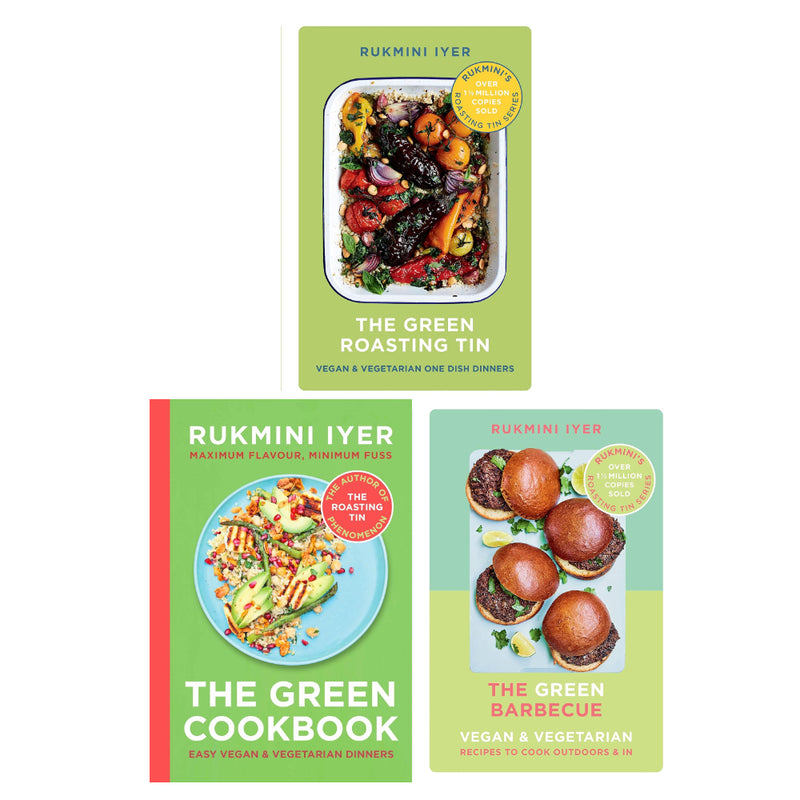 Rukmini Iyer Collection 3 Books Set (The Green Roasting Tin, The Green Cookbook & The Green Barbecue) - The Book Bundle