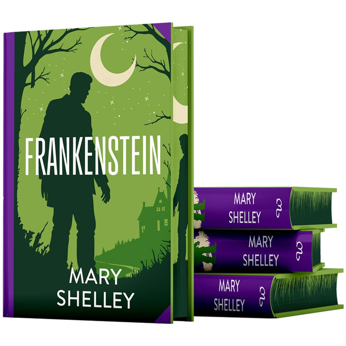 Frankenstein by Mary Shelley (Classics Sprayed Edge Premium Hardback Edition) - The Book Bundle