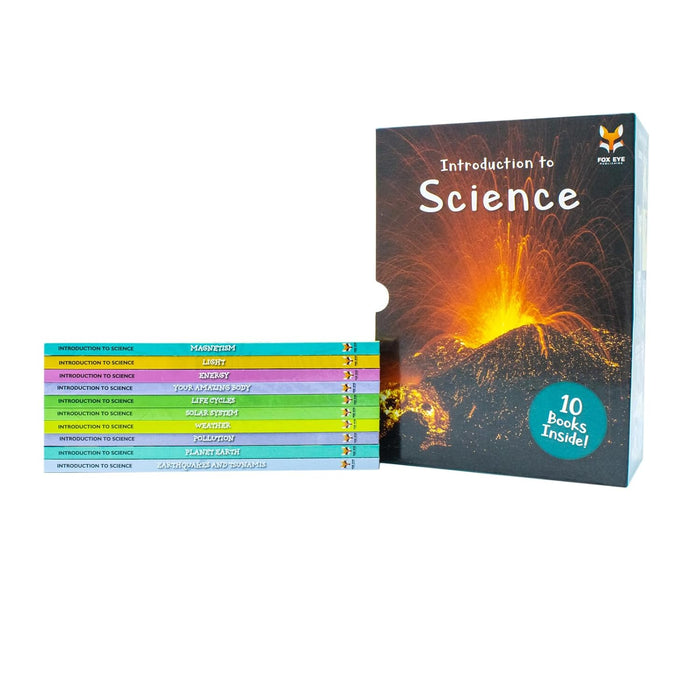 Children Introduction To Science For Beginners (Series 2) 10 Hardback Books Collection Set (Energy, Life Cycles, Light, Magnetism)
