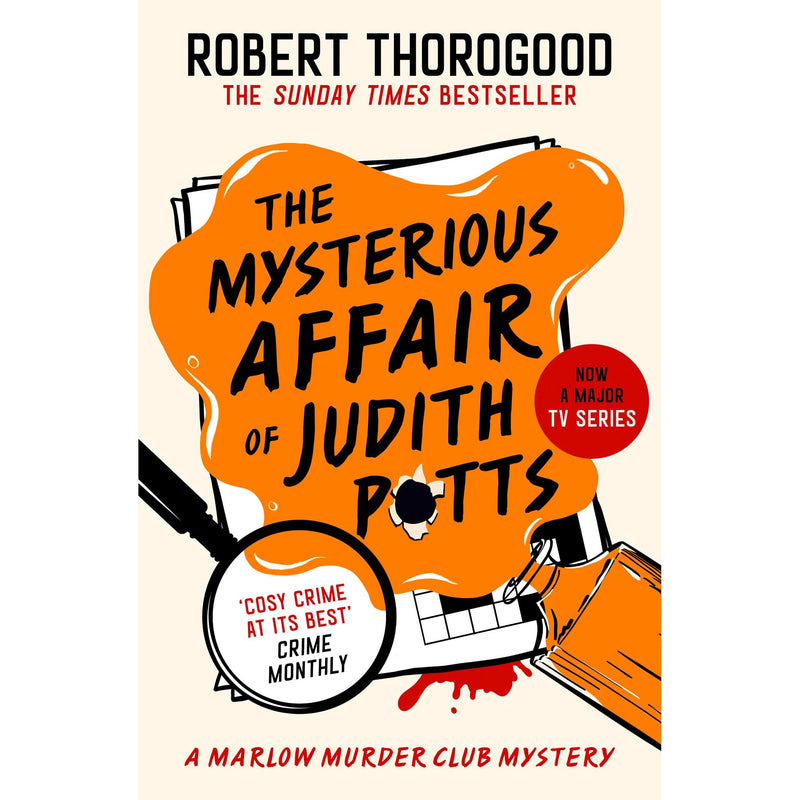 Paperback of The Marlow Murder Club Mysteries Book 5: The Mysterious Affair of Judith Potts by HQ, featuring a book cover with mystery-themed artwork.
