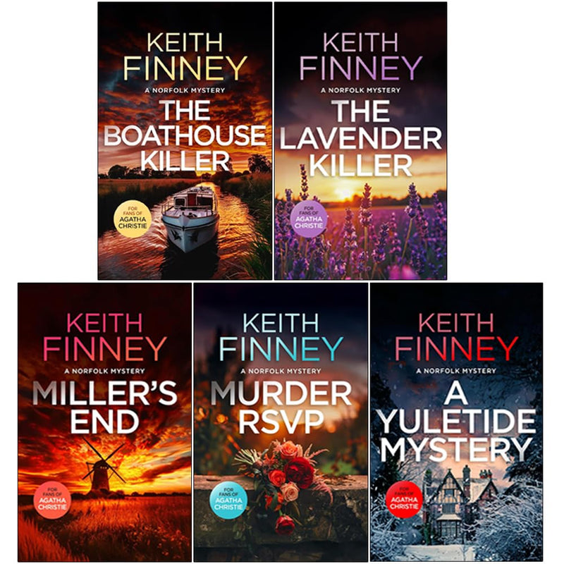 The Norfolk Mysteries 5 Books Collection Set by Keith Finney - Fiction - Paperback