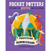 Set of four Harry Potter books by J.K. Rowling in a Bloomsbury edition, featuring colorful covers from the Pocket Potters collection.
