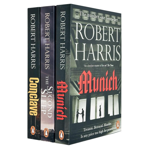 Robert Harris 3 Books Collection Set (Conclave, The Second Sleep & Munich: The Edge Of War) - The Book Bundle