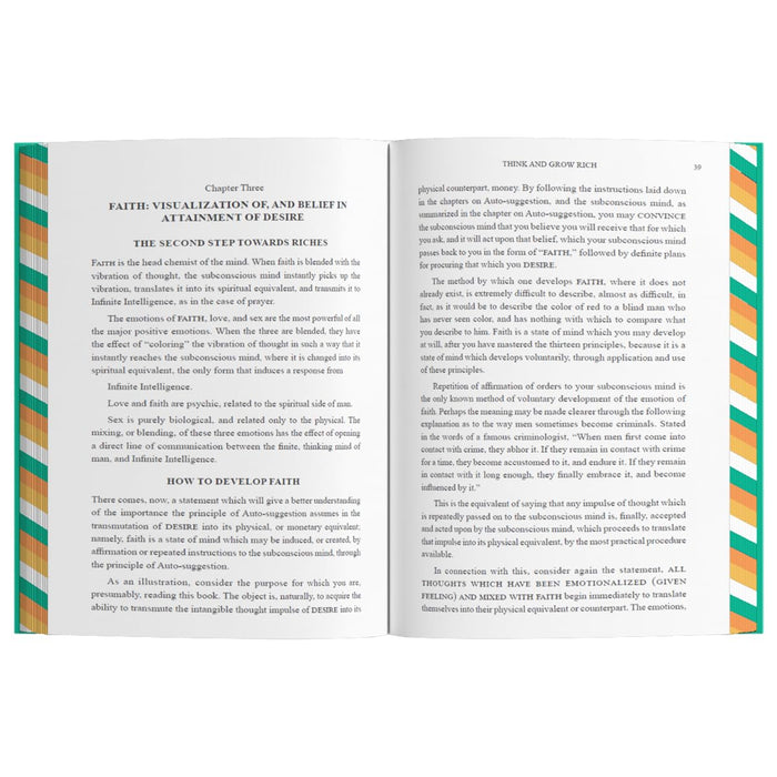 Think And Grow Rich: Wilco Classics Sprayed Edge Premium by Napoleon Hill - The Book Bundle