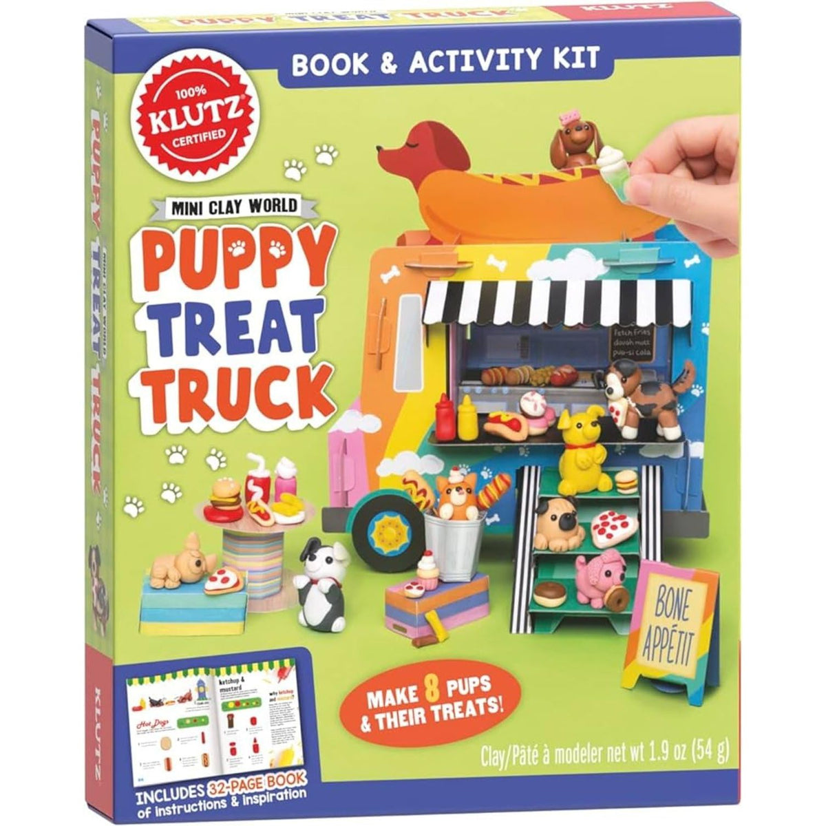 Mini Clay World Puppy Treat Truck 1 (Klutz) The Book Bundle