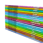 Children's nature and geography books set by Jasmine Brooke, featuring animals like bears and big cats, from Fox Eye Publishing.