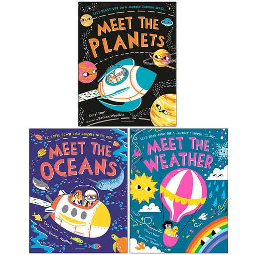 Caryl Hart Meet the Collection 3 Books Set (Planets, Oceans, Weather) - The Book Bundle