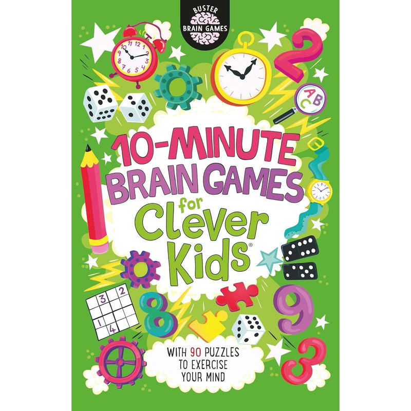 Brain Games For Clever Kids by Gareth Moore & Chris Dickason 10 Activity Books Collection Set - Ages 8-11 - Paperback