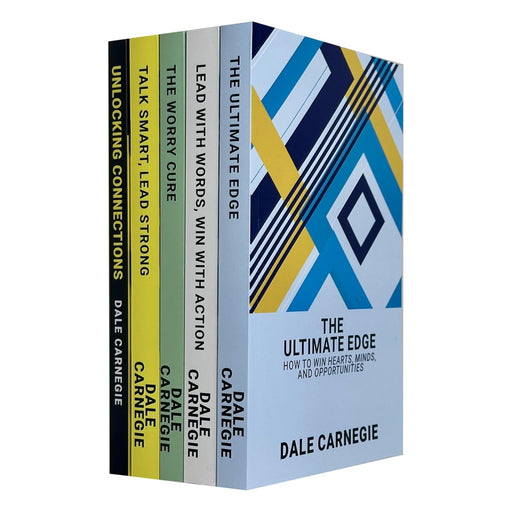 Dale Carnegie 5 Books Collection Set (Unlocking Connections, Talk Smart Lead Strong, The Worry Cure) - The Book Bundle