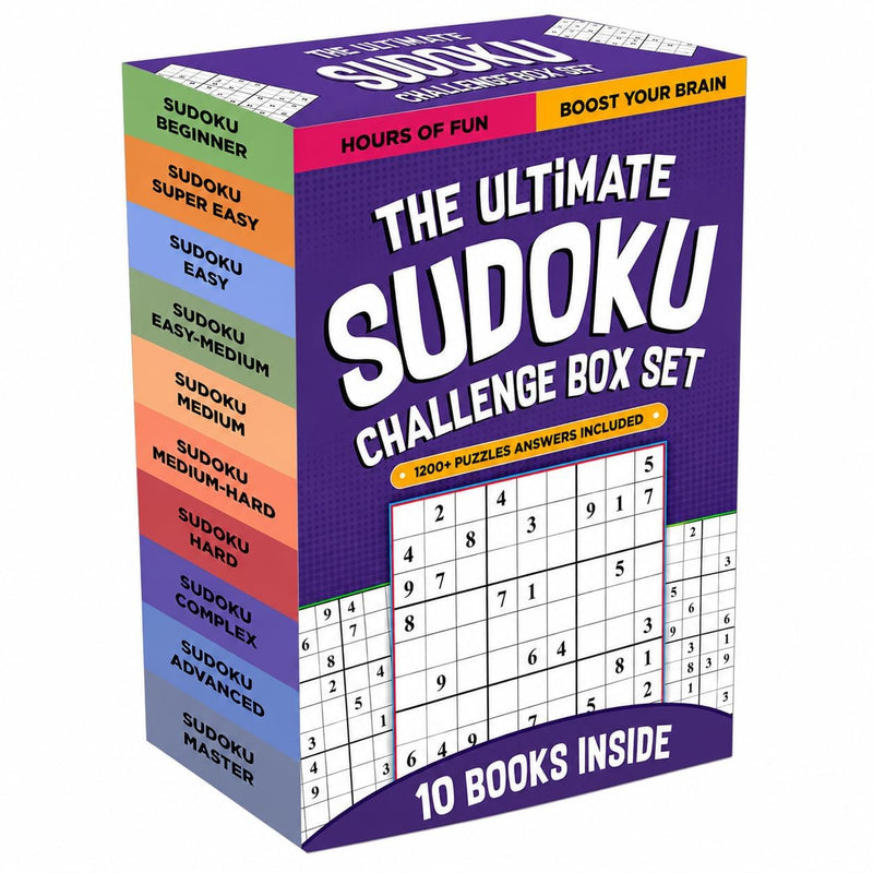Sudoku & Murdoku Logic Puzzle Box Set 10 Books Collection - Non Fiction - Paperback