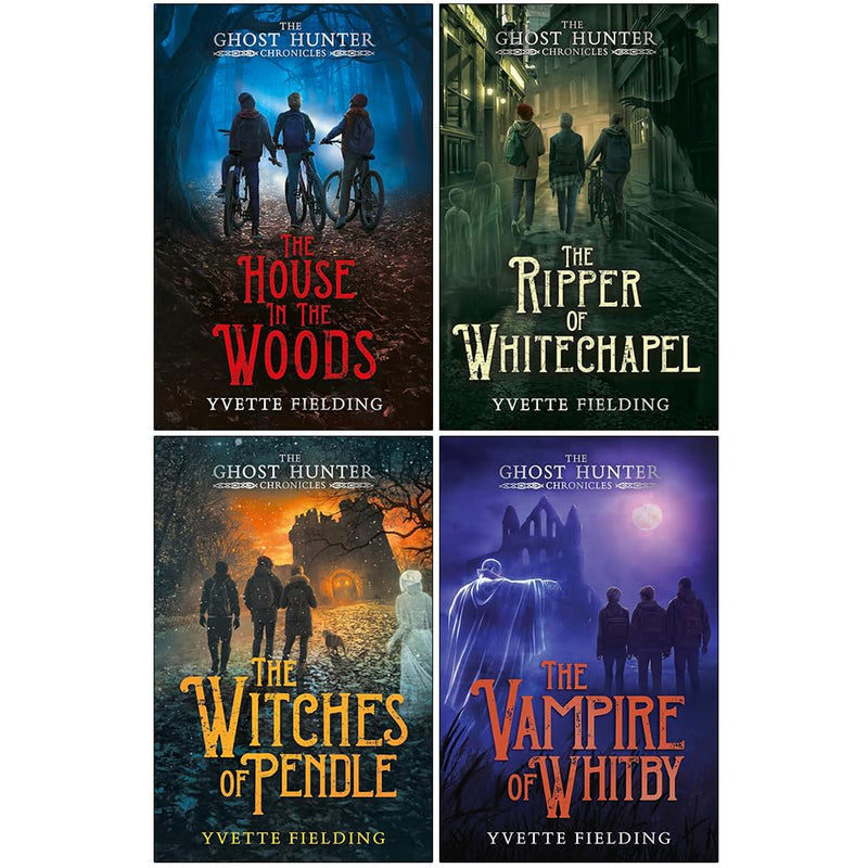 The Ghost Hunter Chronicles 4 Books Collection Set By Yvette Fielding (The House in the Woods, The Ripper of Whitechapel, The Witches of Pendle & The Vampire of Whitby) - Fiction