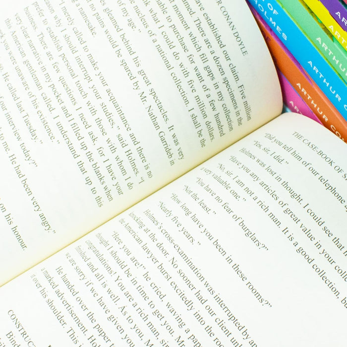 The Complete Work of Sherlock Holmes 9 Books Collection Set (A Study In Scarlet, The Sign Of Four, The Adventures of Sherlock Holmes, The Memoirs of Sherlock Holmes) - The Book Bundle