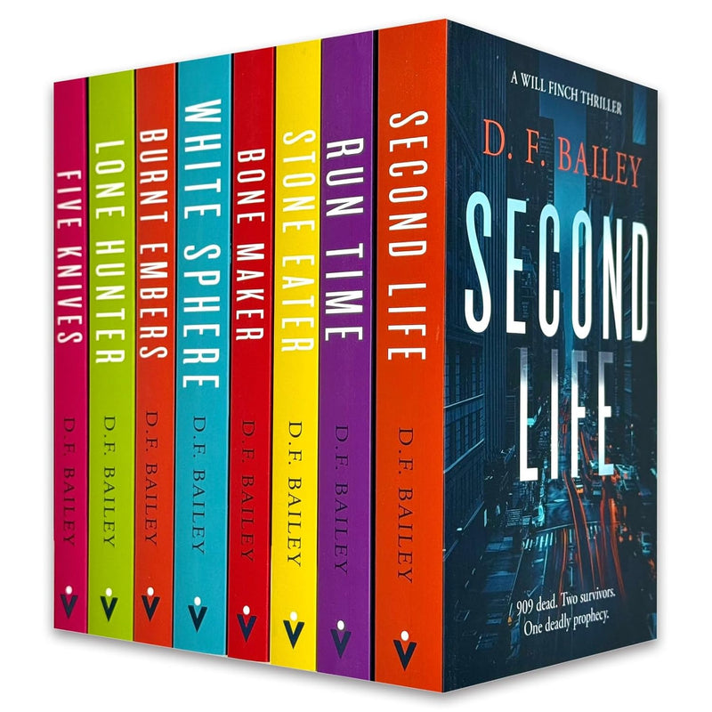 Will Finch Mystery Thriller Series 8 Books Collection Set By D.F. Bailey - Fiction - Paperback