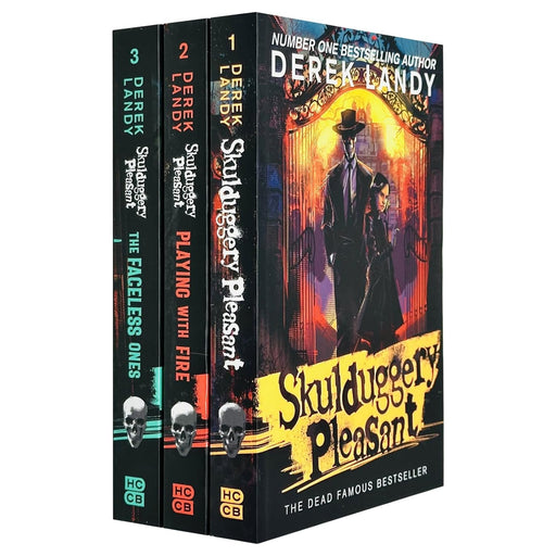 Skulduggery Pleasant Trio, 3 books,  (Books 1-3) ( Skullduggery Pleasant; Playing With Fire) - The Book Bundle