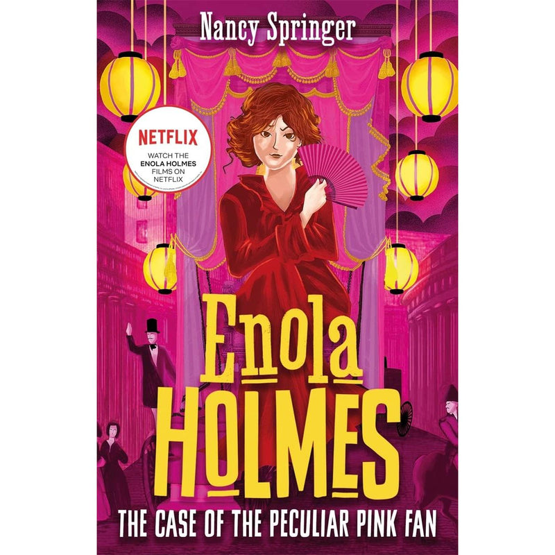 Enola Holmes 9-book collection set by Nancy Springer, featuring detective adventures and the case of the missing marquess.