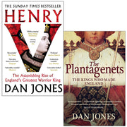 Dan Jones Collection 2 Books Set Henry V Astonishing Rise Warrior, Plantagenets - The Book Bundle