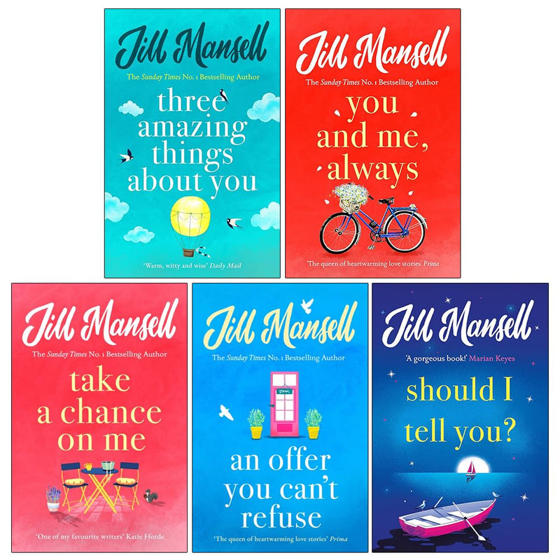 Jill Mansell Collection 5 Books Set (Three Amazing Things About You,You And Me Always,Take) - The Book Bundle