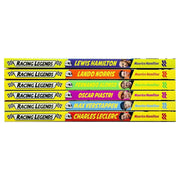 Racing Legends Series 6 books collection set by Maurice Hamilton, featuring colorful covers of racing history and legendary drivers.