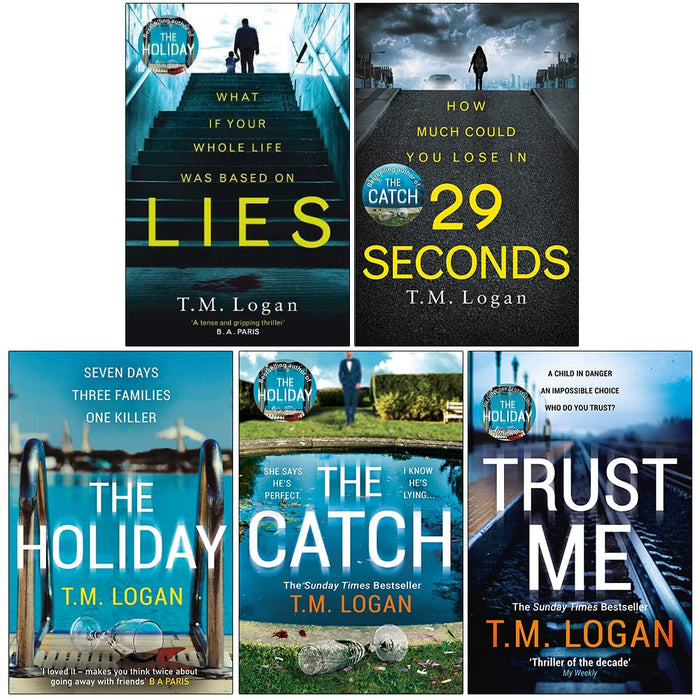 Lingtoolator Set (Lies, 29 Seconds, The Holiday, The Catch, [Hardcover] Trust Me) - The Book Bundle
