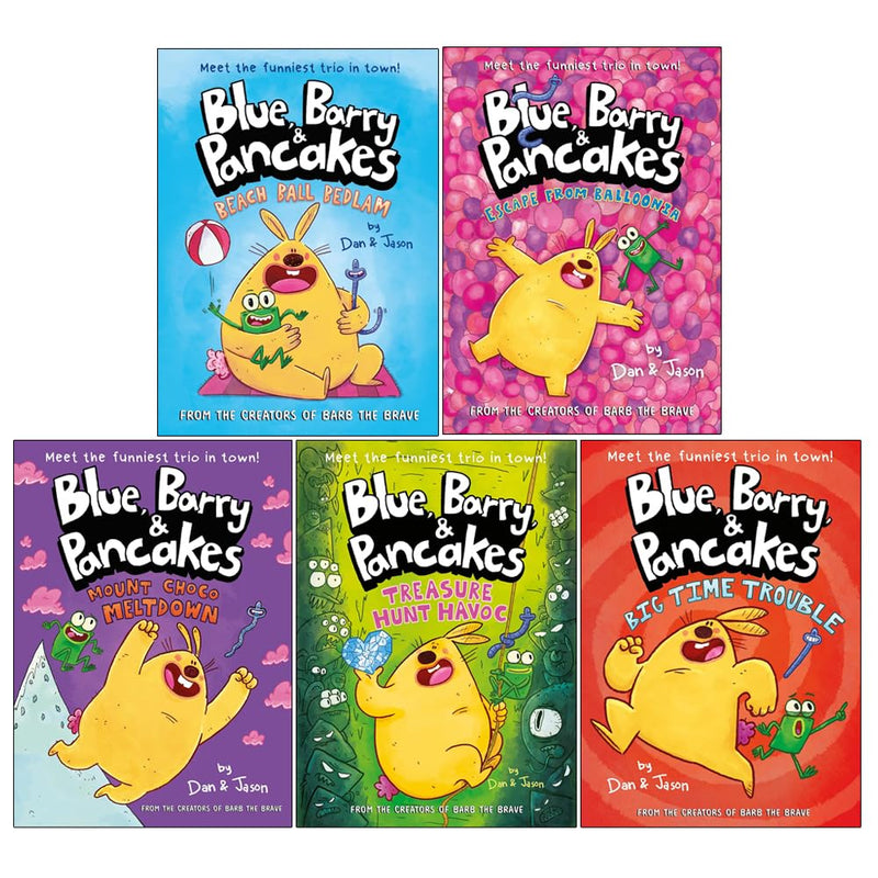 Blue, Barry And Pancakes 5 Books Collection Set by Dan Abdo & Jason Patterson - Fiction - Books Collection Set