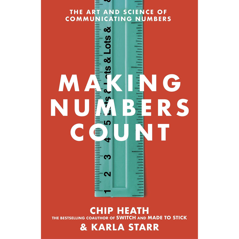 Book cover for "Making Numbers Count" by Bantam Press, featuring a colorful abstract design on a nonfiction science communication book.