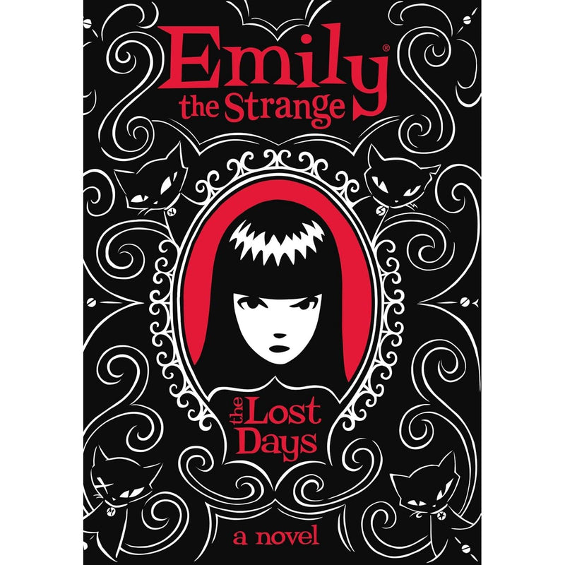 Emily the Strange 4-book hardcover collection by Rob Reger and Jessica Gruner, featuring dark, whimsical illustrations and characters.