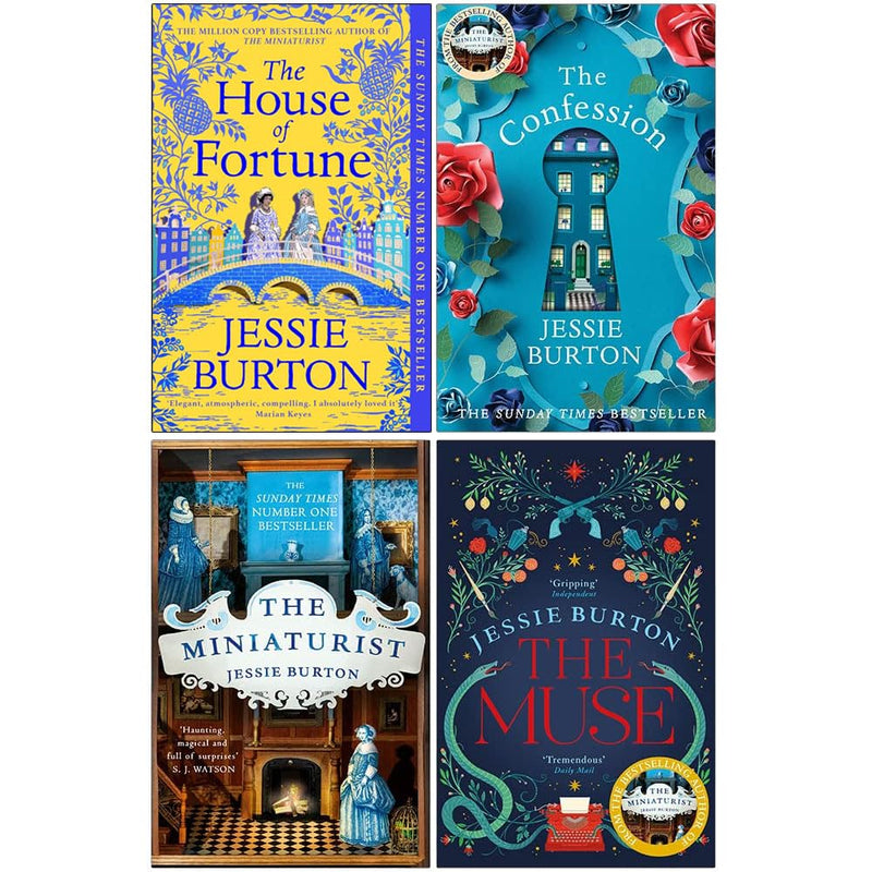 Jessie Burton 4 Books Collection Set  (The Confession, The Muse, The Miniaturist) - The Book Bundle