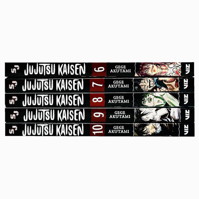 Jujutsu Kaisen Colletcion 5 Books Set by Gege Akutami (Volume 6, 7, 8,9, 10)