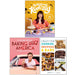 Baking Across America, Baking with Kim-Joy, Crazy For Cookies Brownies & Bars 3 Books Collection Set - The Book Bundle