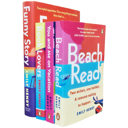 Emily Henry Collection 4 Books Set (Beach Read, You and Me on Vacation, Book Lovers & Funny Story [Hardback]) - The Book Bundle