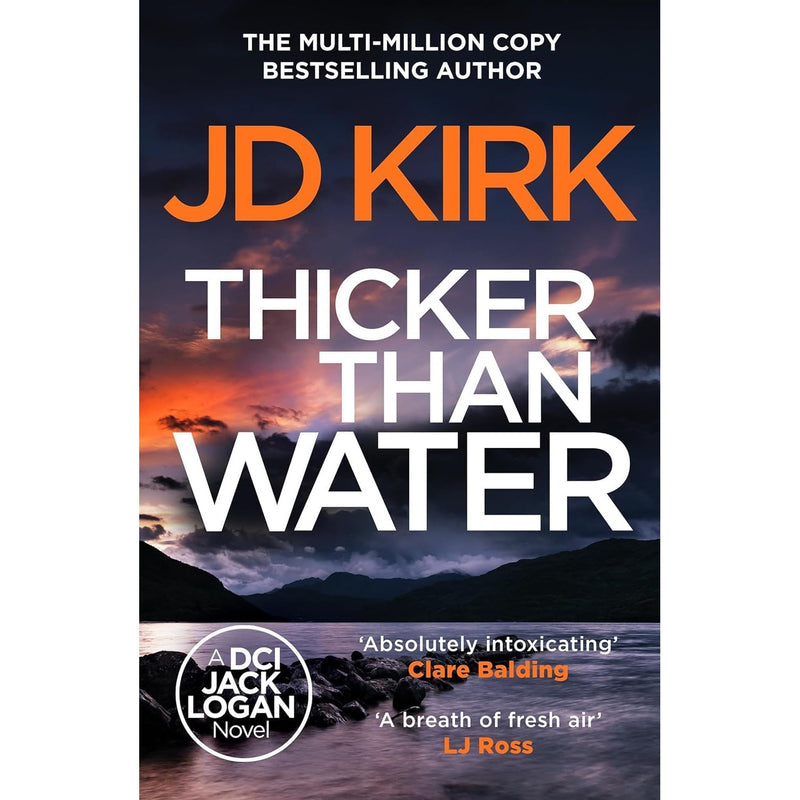 DCI Logan Crime Thrillers 1-9 Books Collection Set By JD Kirk (A Litter of Bones,Thicker Than Water) - The Book Bundle