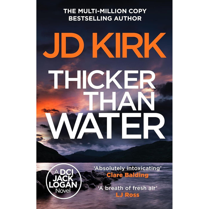 DCI Logan Crime Thrillers 1-9 Books Collection Set By JD Kirk (A Litter of Bones,Thicker Than Water) - The Book Bundle