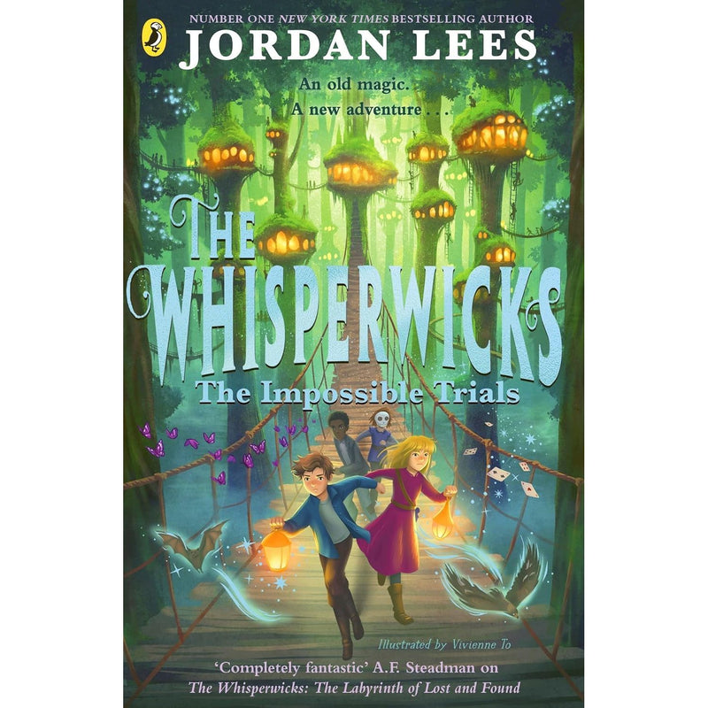 Whisperwicks Series 3 Books Collection Set by Jordan Lees, Puffin Ltd paperback fiction, featuring colorful cover art.