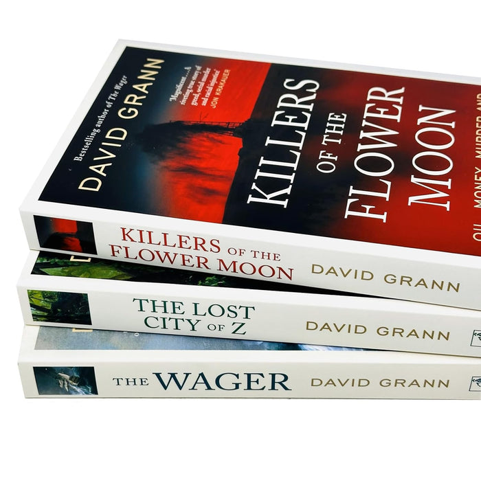 David Grann Collection 3 Books Set (Killers of the Flower Moon, The Lost City of Z & The Wager) - The Book Bundle