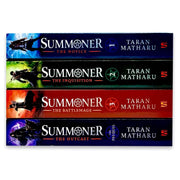 Taran Matharu The Summoner 4-book collection set, young adult paperback books from Hodder Books
