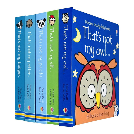 Usborne That's not my 5 Books Collection Set By Fiona Watt (Owl, Elf, Panda, Otter and Badger) - The Book Bundle