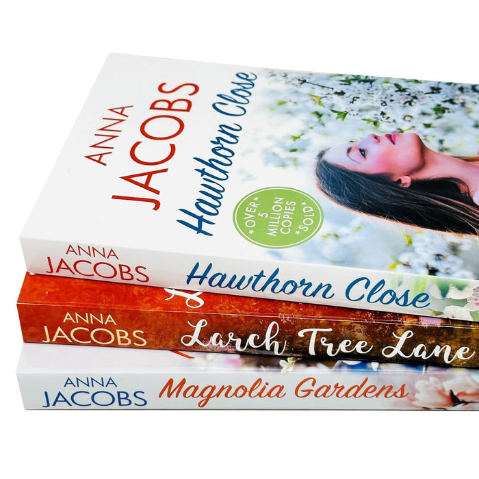 Larch Tree Lane Series 3 Books Collection Set By Anna Jacobs (Larch Tree Lane, Hawthorn Close & Magnolia Gardens) - The Book Bundle
