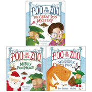 Poo In The Zoo 3 Books Collection Set by Steve Smallman and Ada Grey, fiction paperback books