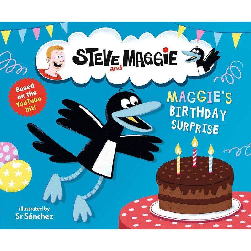 Steve and Maggie Collection 3 Books Set (Pirate Treasure Hunt,Spooky Halloween Party &Maggie's Birthday Surprise) - The Book Bundle