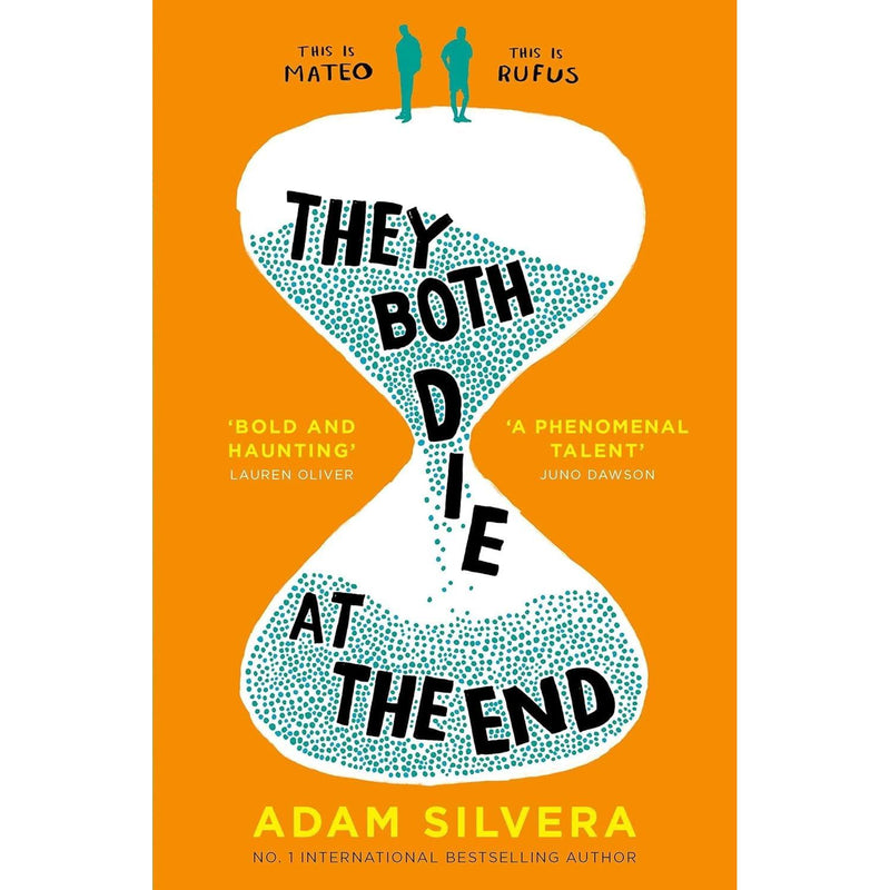 Three paperback books from Adam Silvera's They Both Die At The End trilogy, featuring vibrant covers and titles.