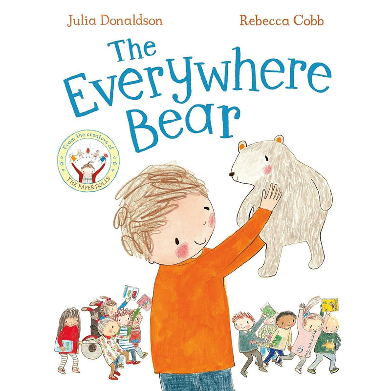 Six children's fiction paperback books including The Gruffalo's Child, The Everywhere Bear, The Cook and the King by Julia Donaldson.